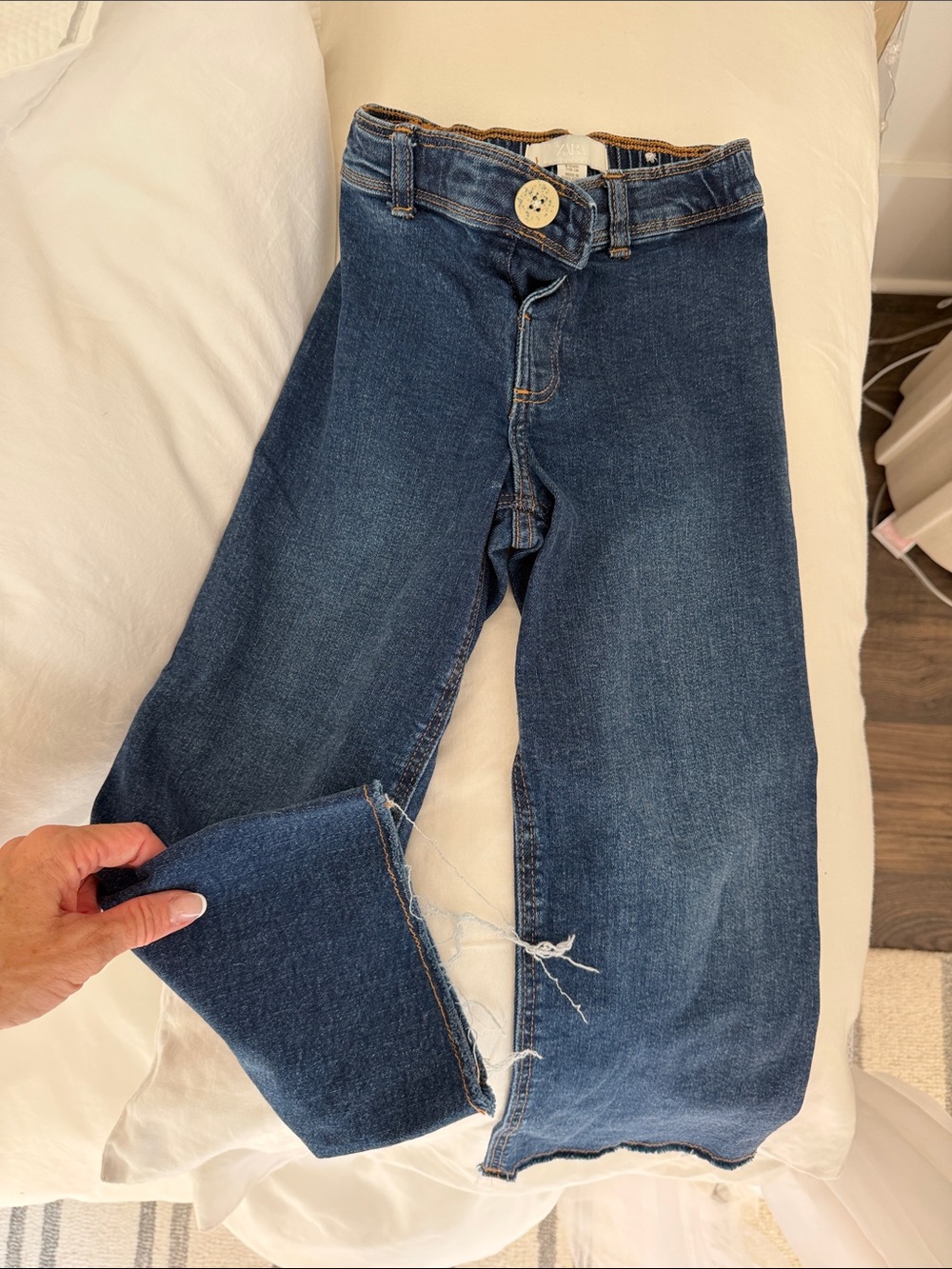 Dark Blue Zara kids Jeans - size 6